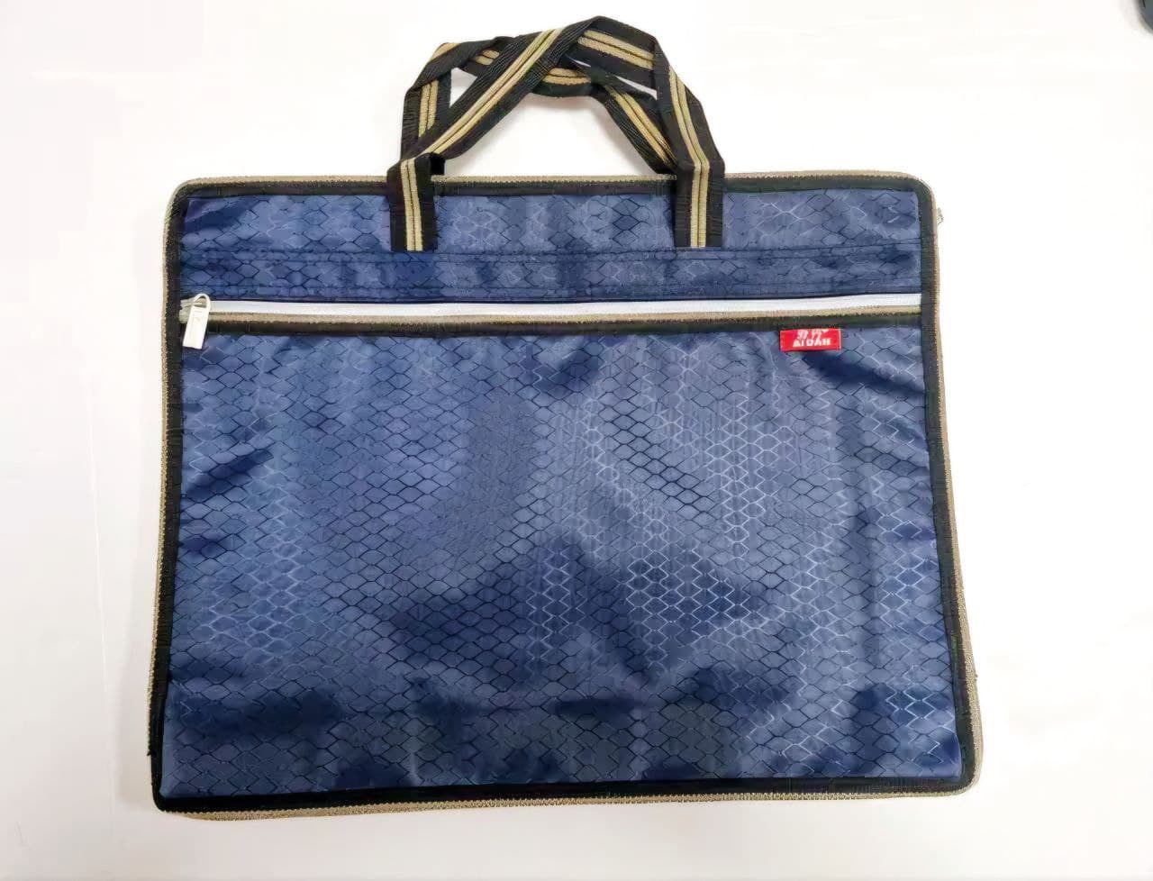 Zipped Expandable Bag File with handle - AIDAN
