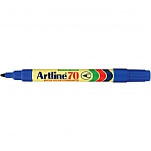 Marker Permanent: Artline 70, EK‐70 ‐ Blue