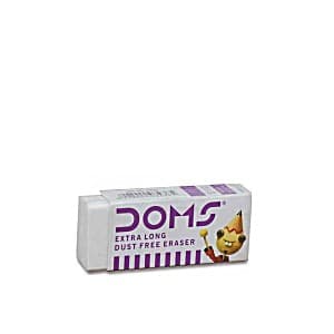 DOMS Extra Long Dust Free White Eraser No. 3436, No. 3435