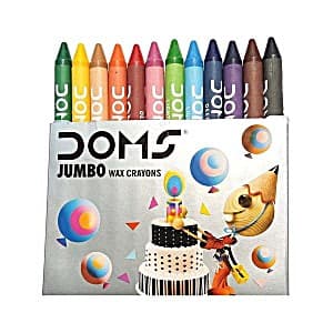 DOMS Wax Crayon Jumbo 12 shades No. 3468