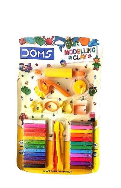 DOMS Modelling clay 24 shades pack Art No. 8462