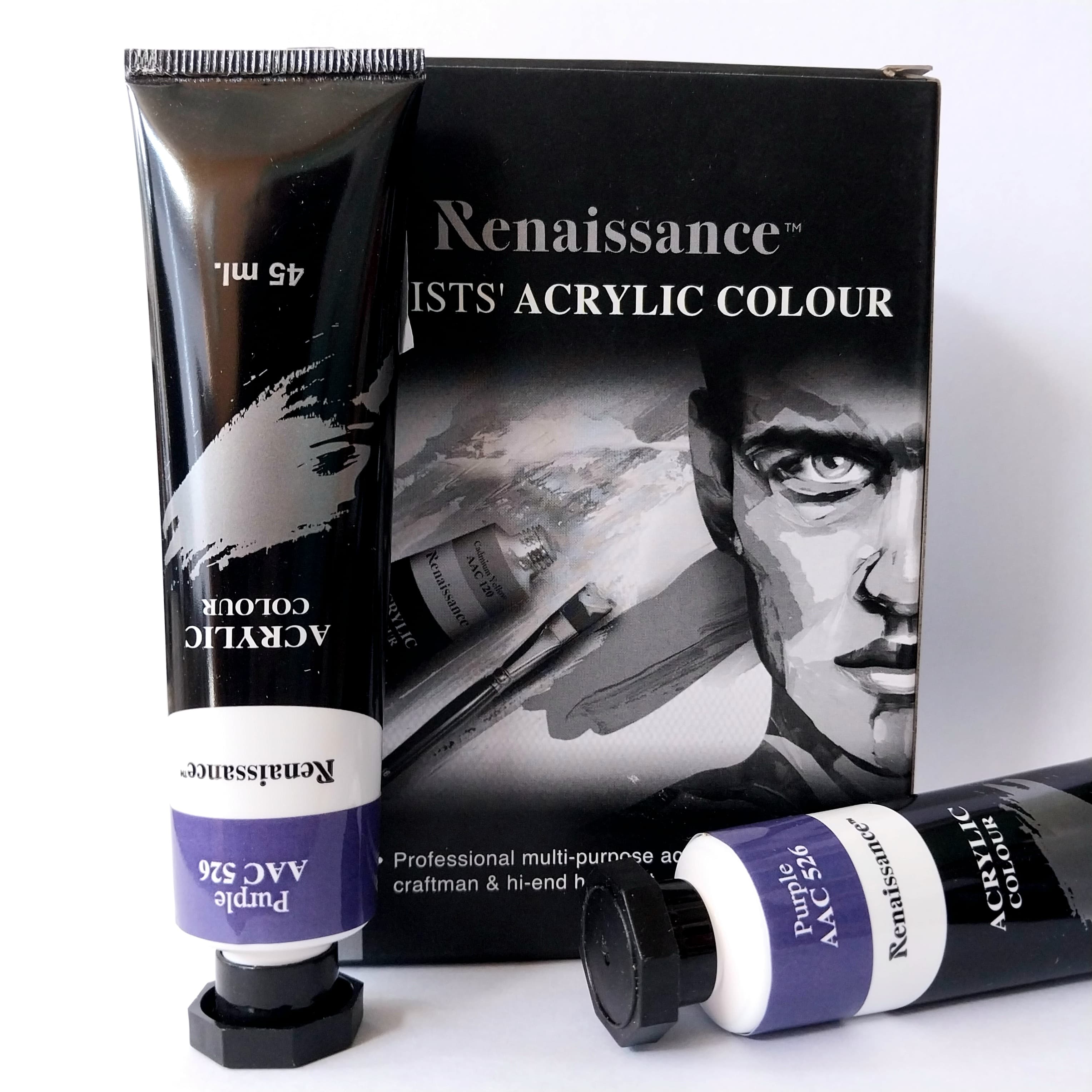 Renaissance Artists Acrylic Colour 45ml Purple AAC 526