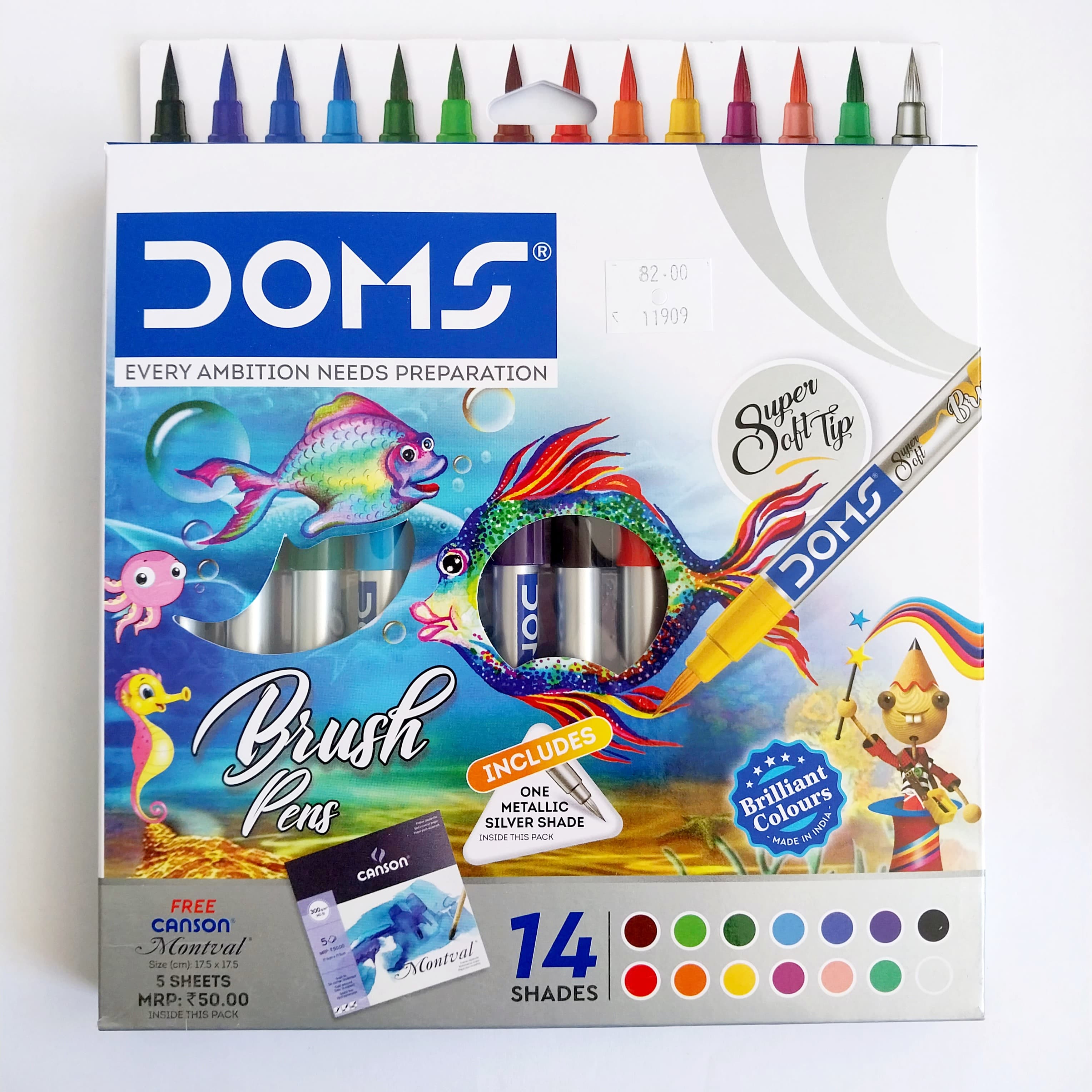 DOMS Brush Pens 14 shades No. 8137