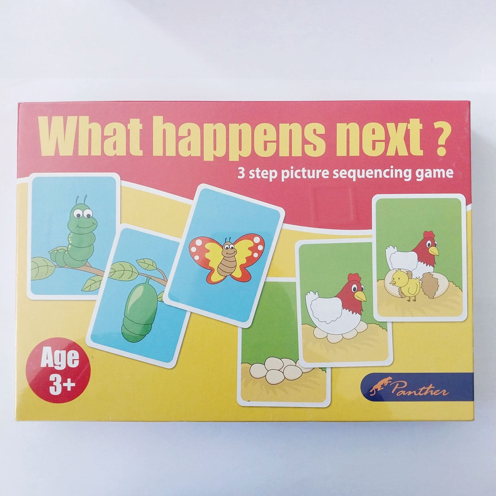 What Happen Next? - 3 step picture sequencing game - Panther - TY5012