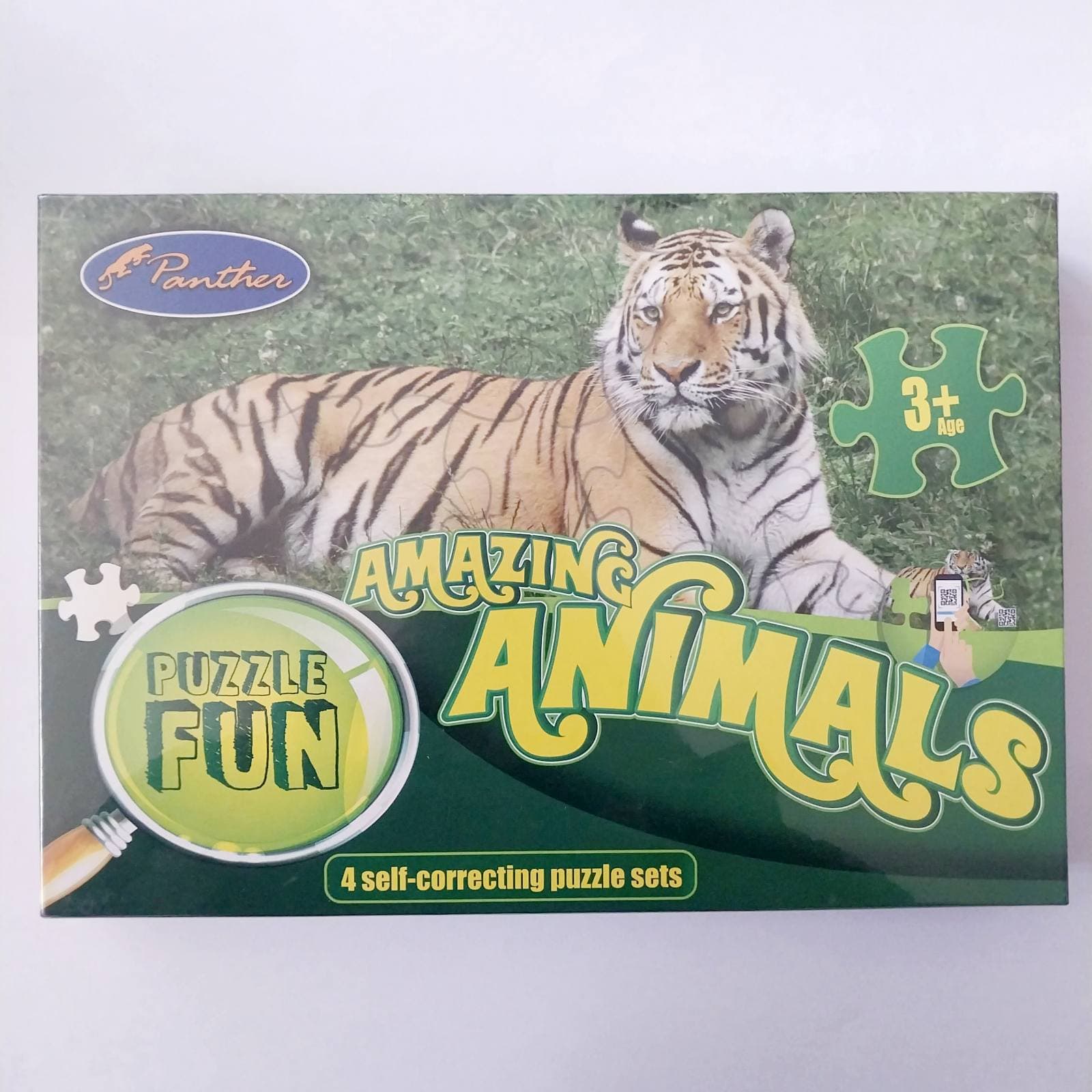 Amazing Animals - 4 Self correcting puzzle sets - Panther - TY7153