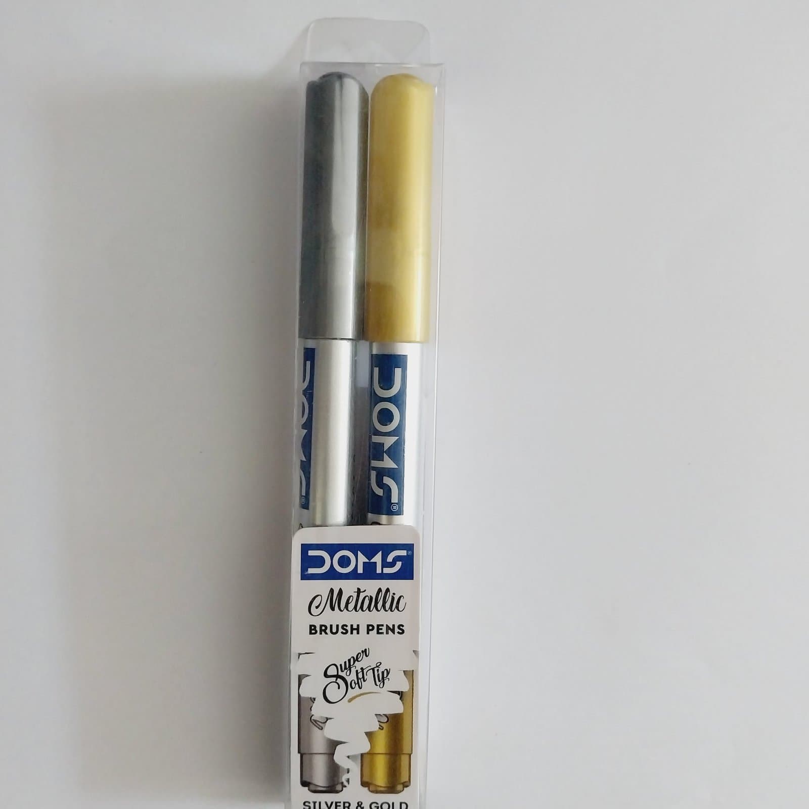 DOMS metallic brush pens 2 in 1 pack No. 8437