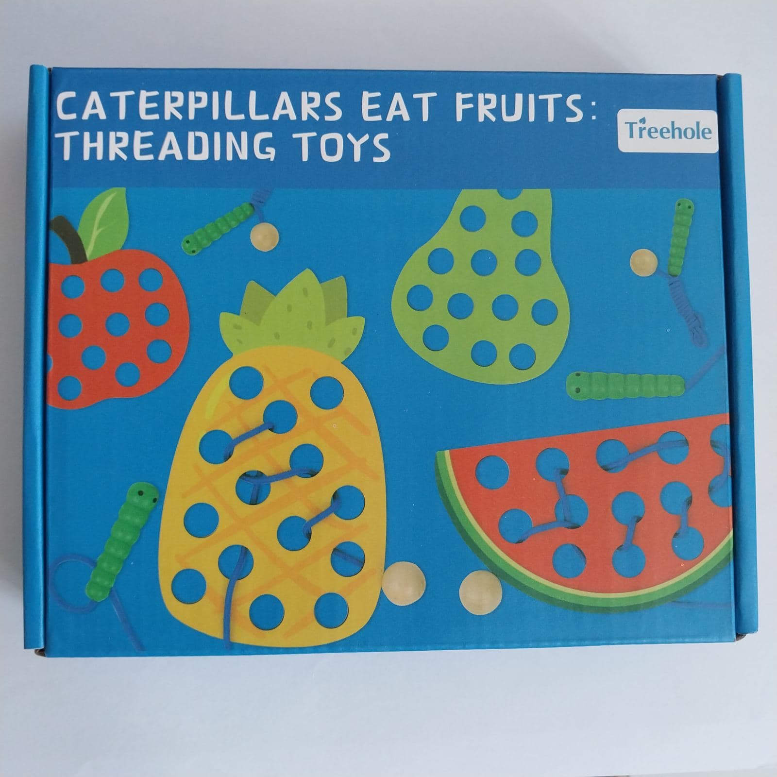 Caterpillars Eat Fruits: Threading Toys Model No. SG007
