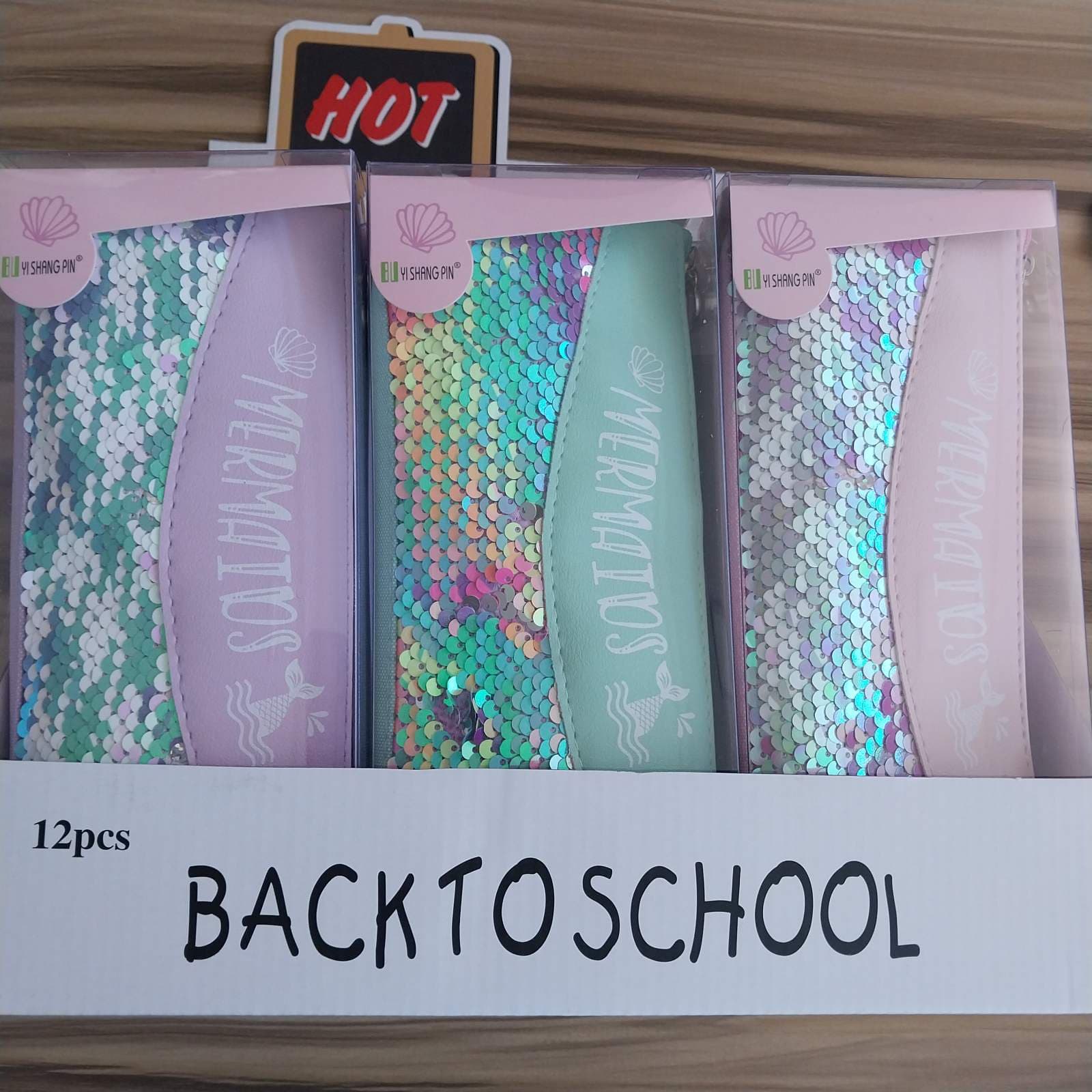 Buyi Shang Mermaids Pencil Case, Item No. JS-6490