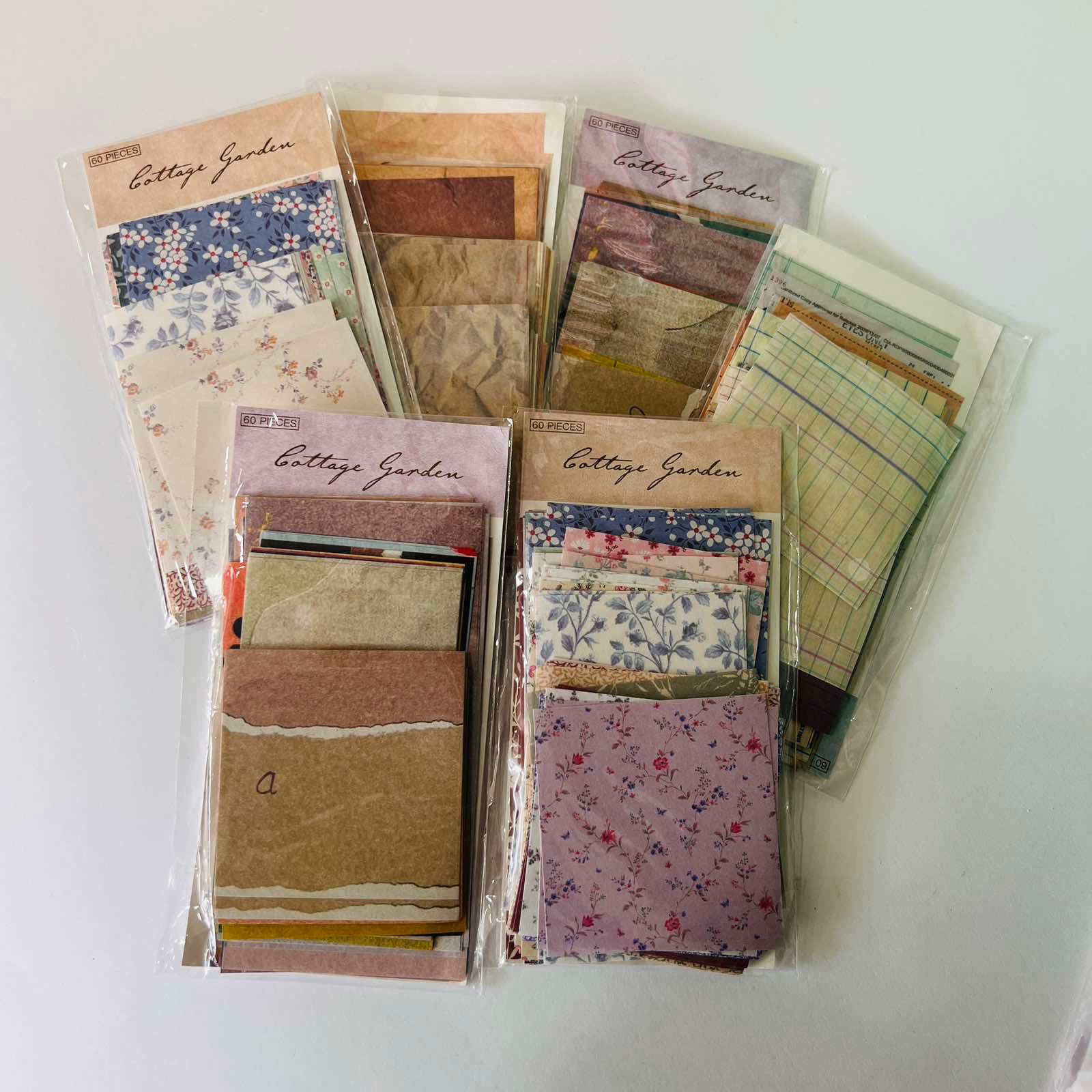 HASTHIP® Vintage Scrapbook Album Paper Supplies for Craft Journal