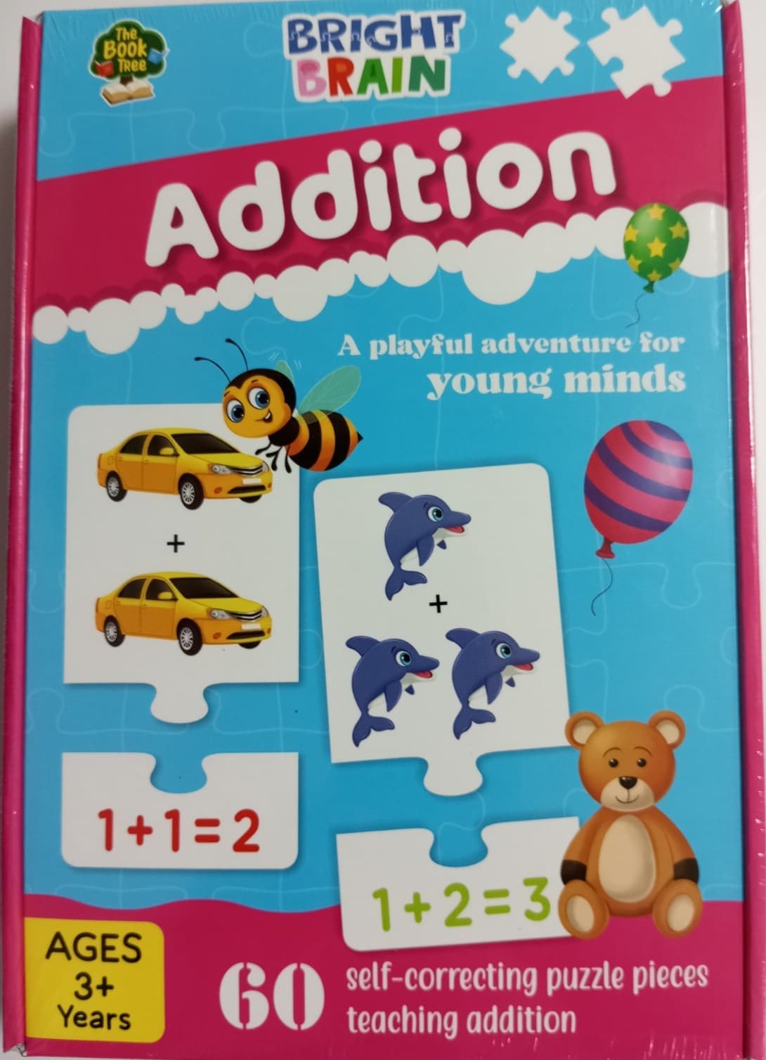 Bright Brain : Addition - 60 Pieces - Majestic Book Club Educational Toy