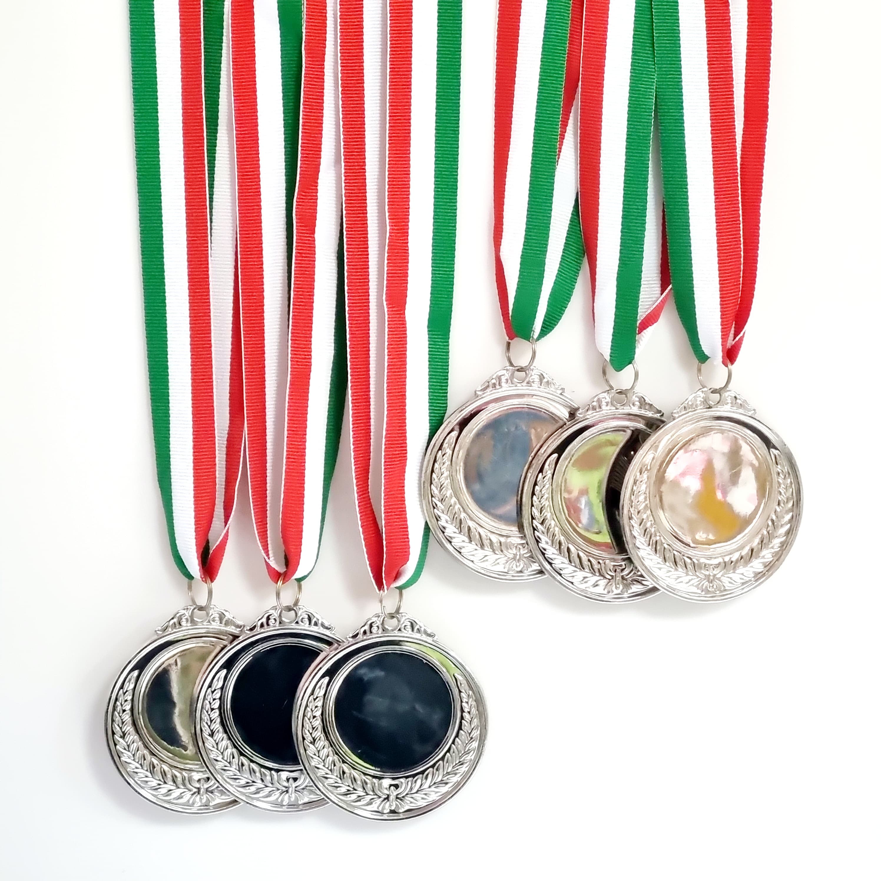 Plain medal 6.5cm Silver L