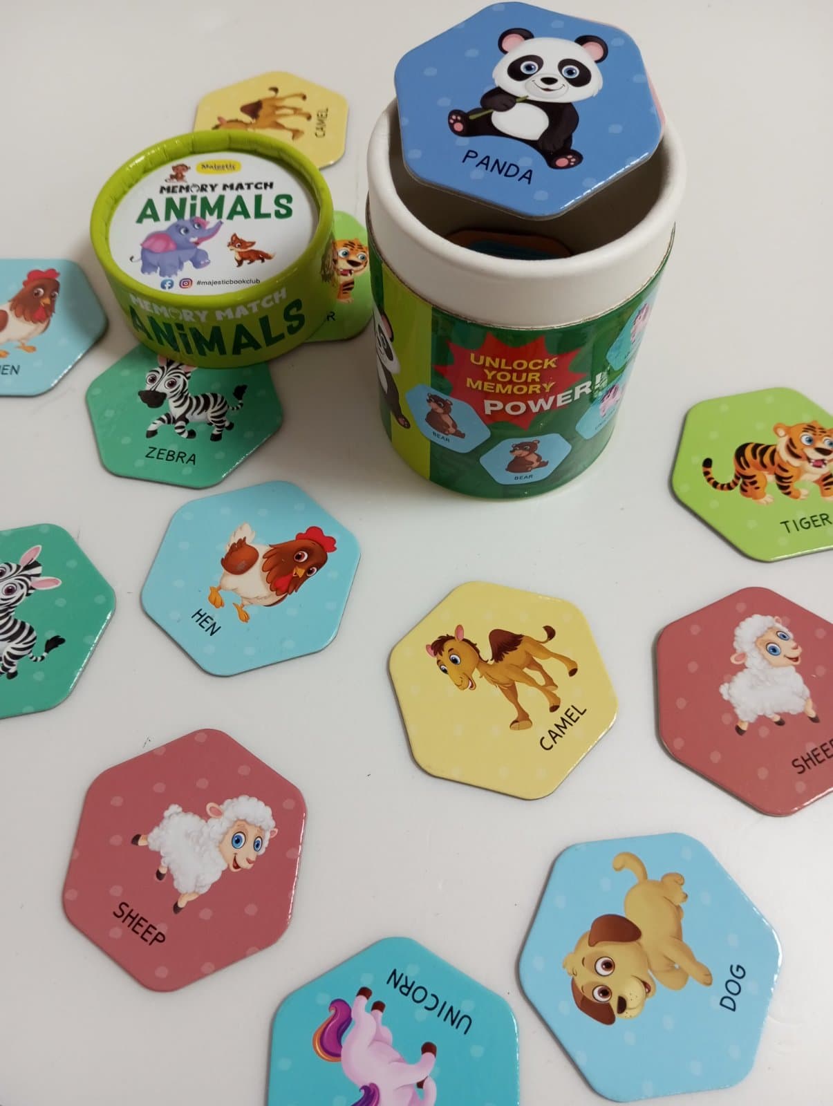 Memory Match : Animals - Majestic Book Club Educational Toy