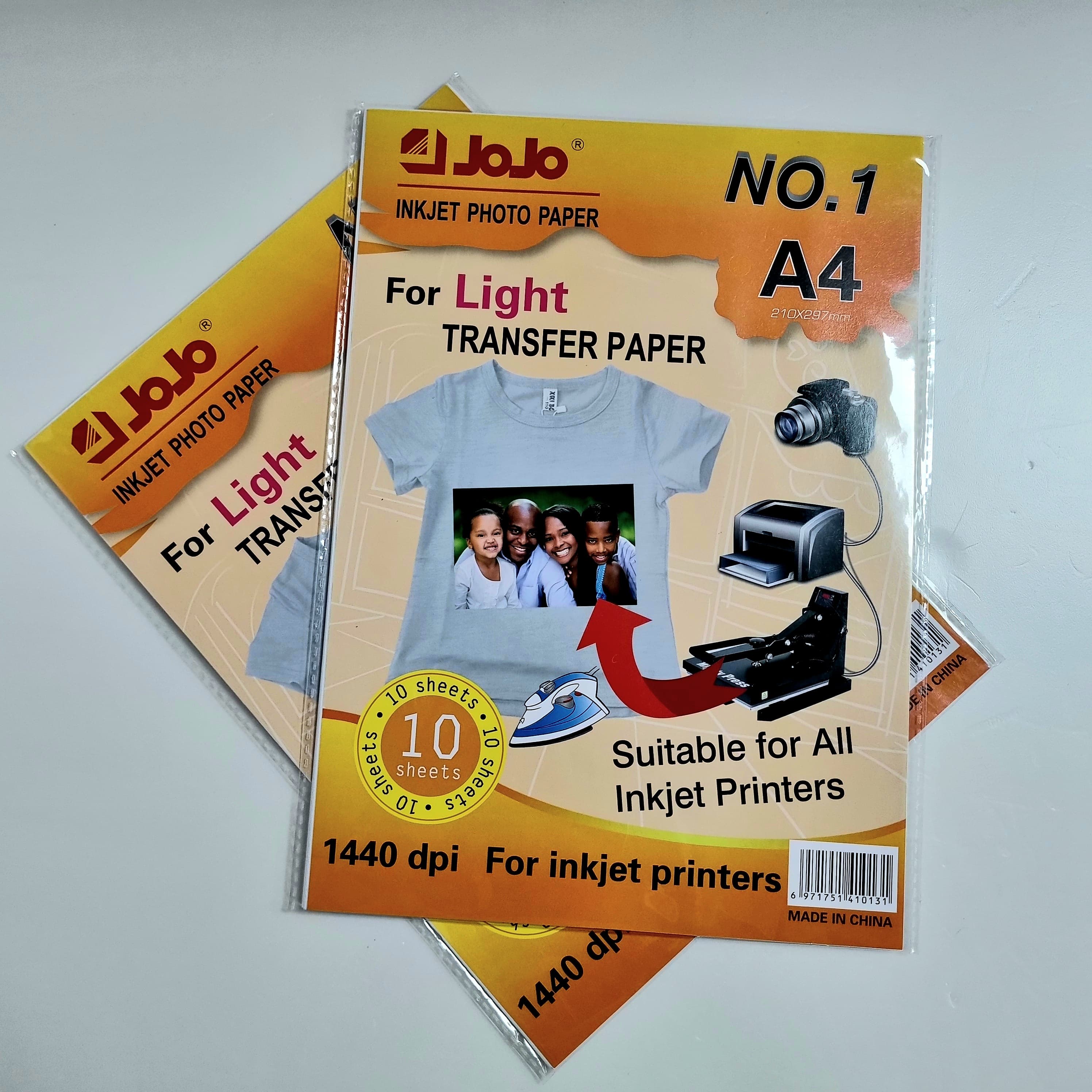 JoJo Inkjet Photo Paper No.1 A4 For Light Transfer Paper