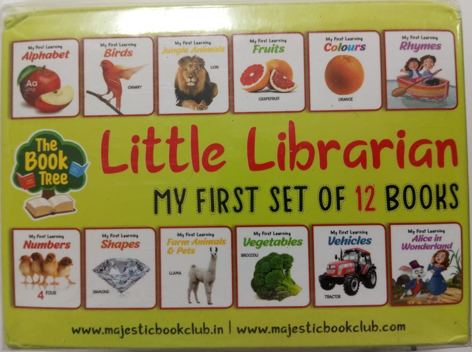 Little Librarian : My First Set Of 12 Books - Majestic Book Club Children Educational Books