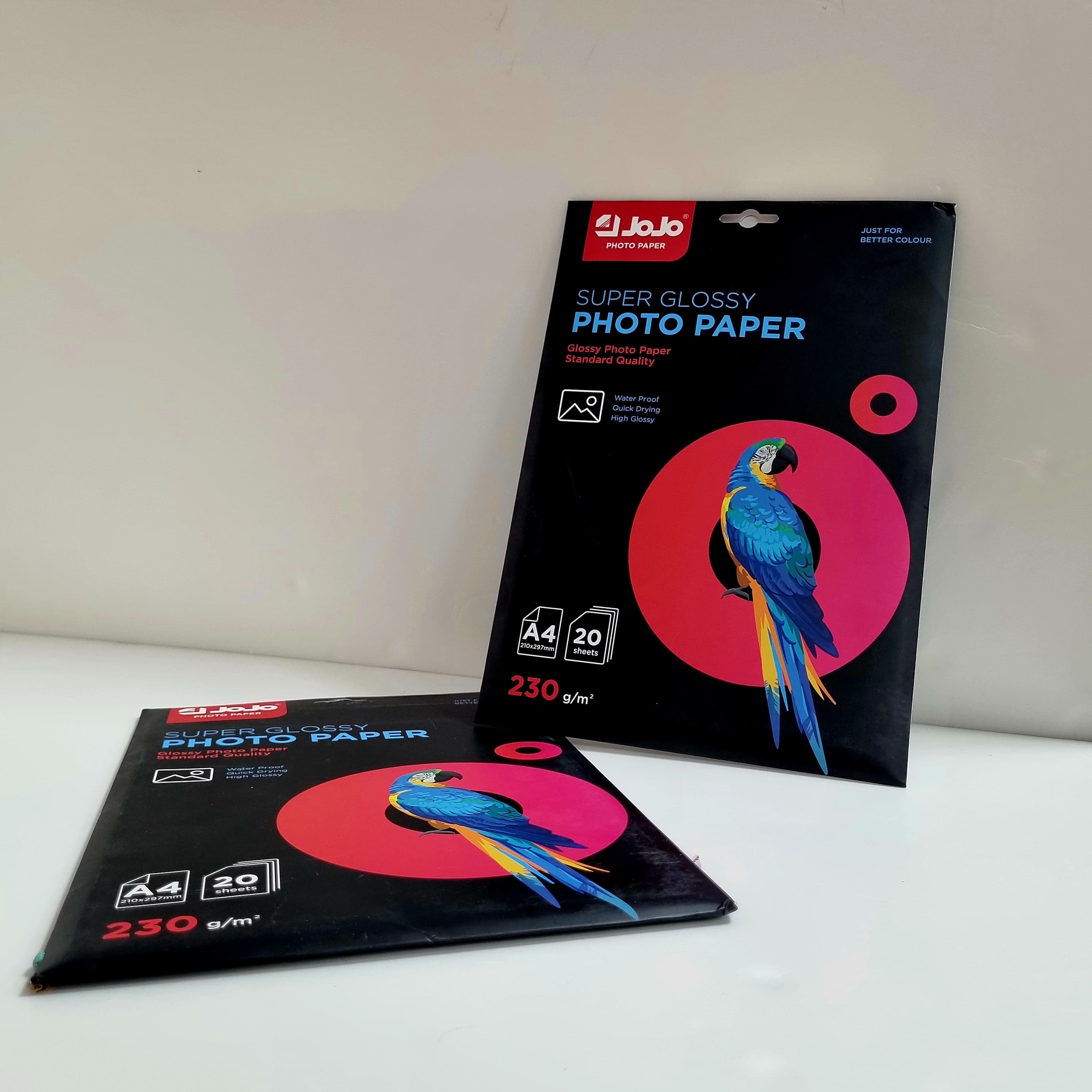 JoJo Inkjet Photo Paper Super Glossy A4 230g/m 20 sheets