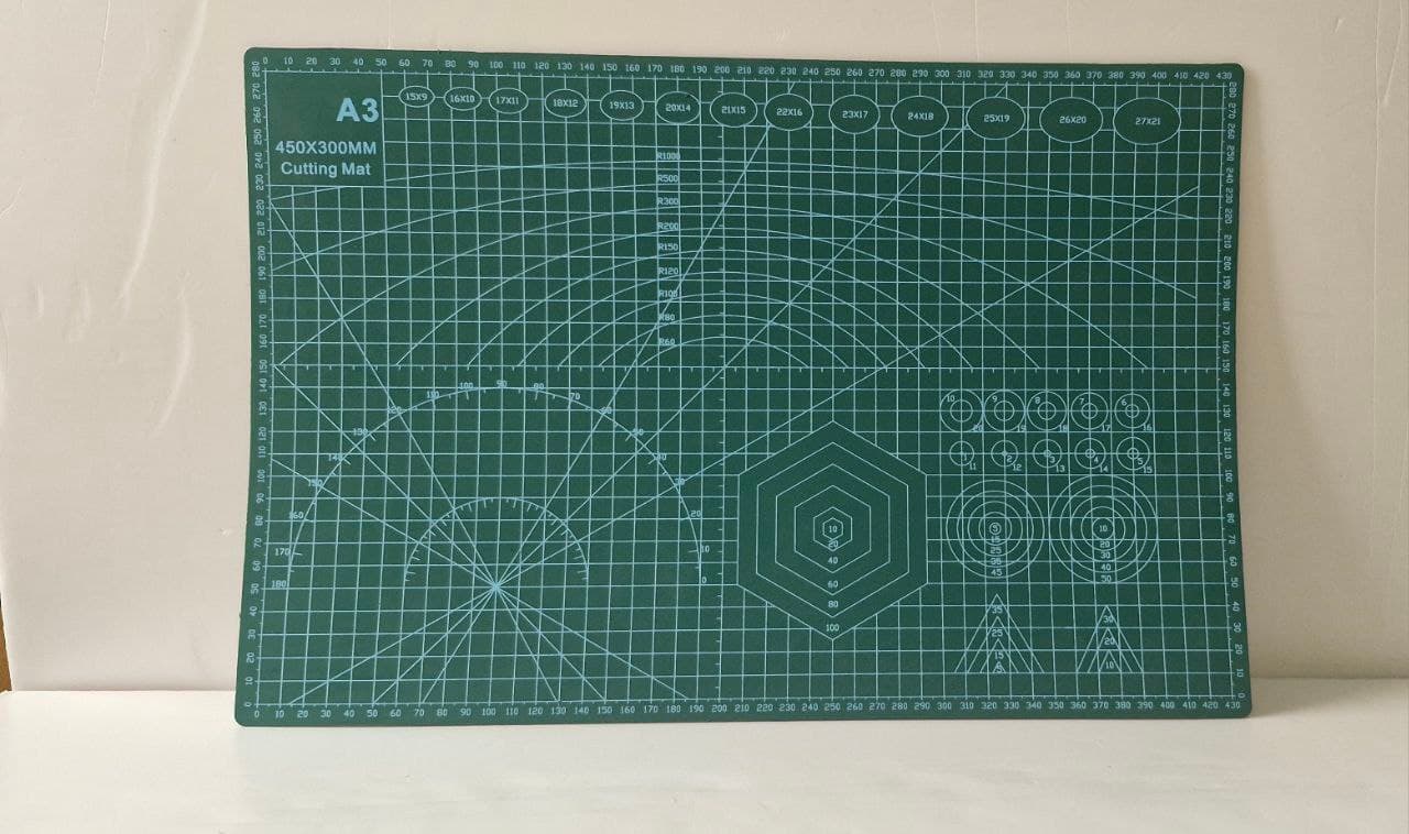 Cutting Mat With Grid A3 45x30cm