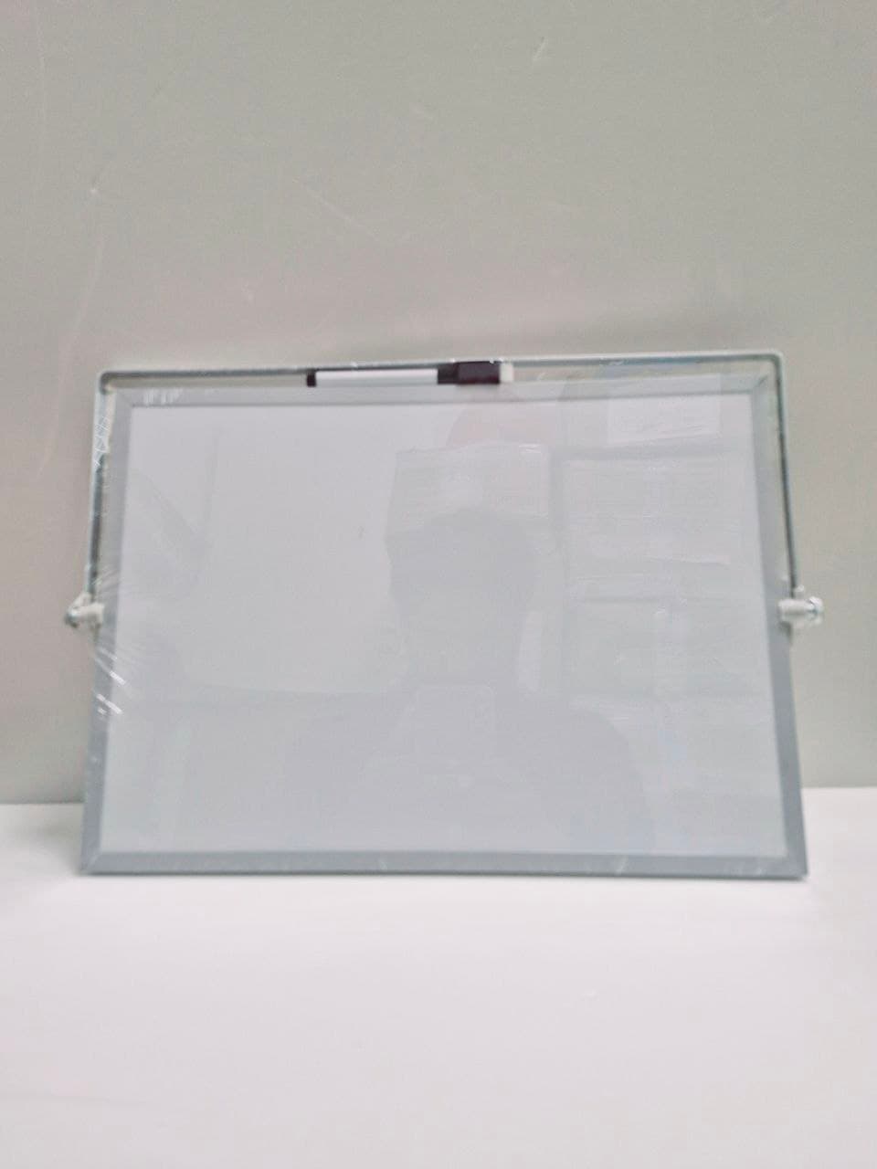 White Board, Metal Frame With Stand And Marker 25x35cm