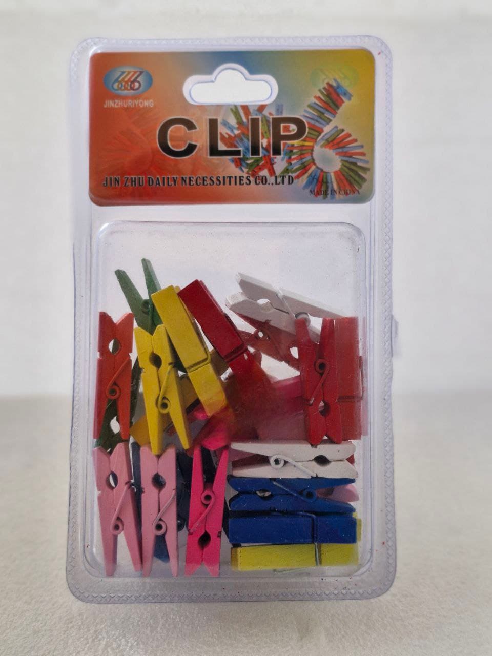 Jinzhuriyong, Wooden Clip Multi color 3.5cm