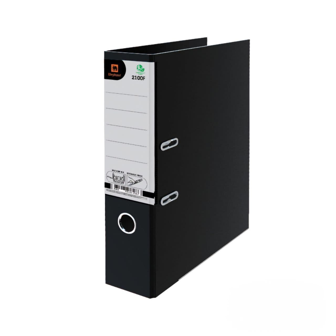 File, Elephant Lever Arch File 75mm 2100F Black