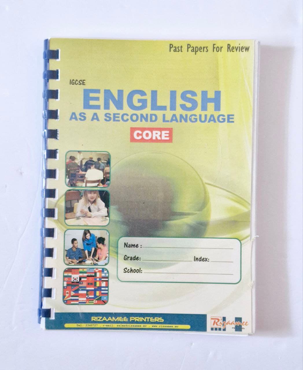 Past Paper A5 - English Core
