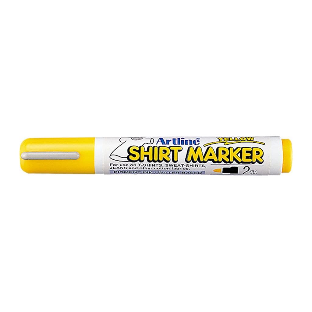 Marker, Artline : Shirt Marker, EKT-2, Yellow