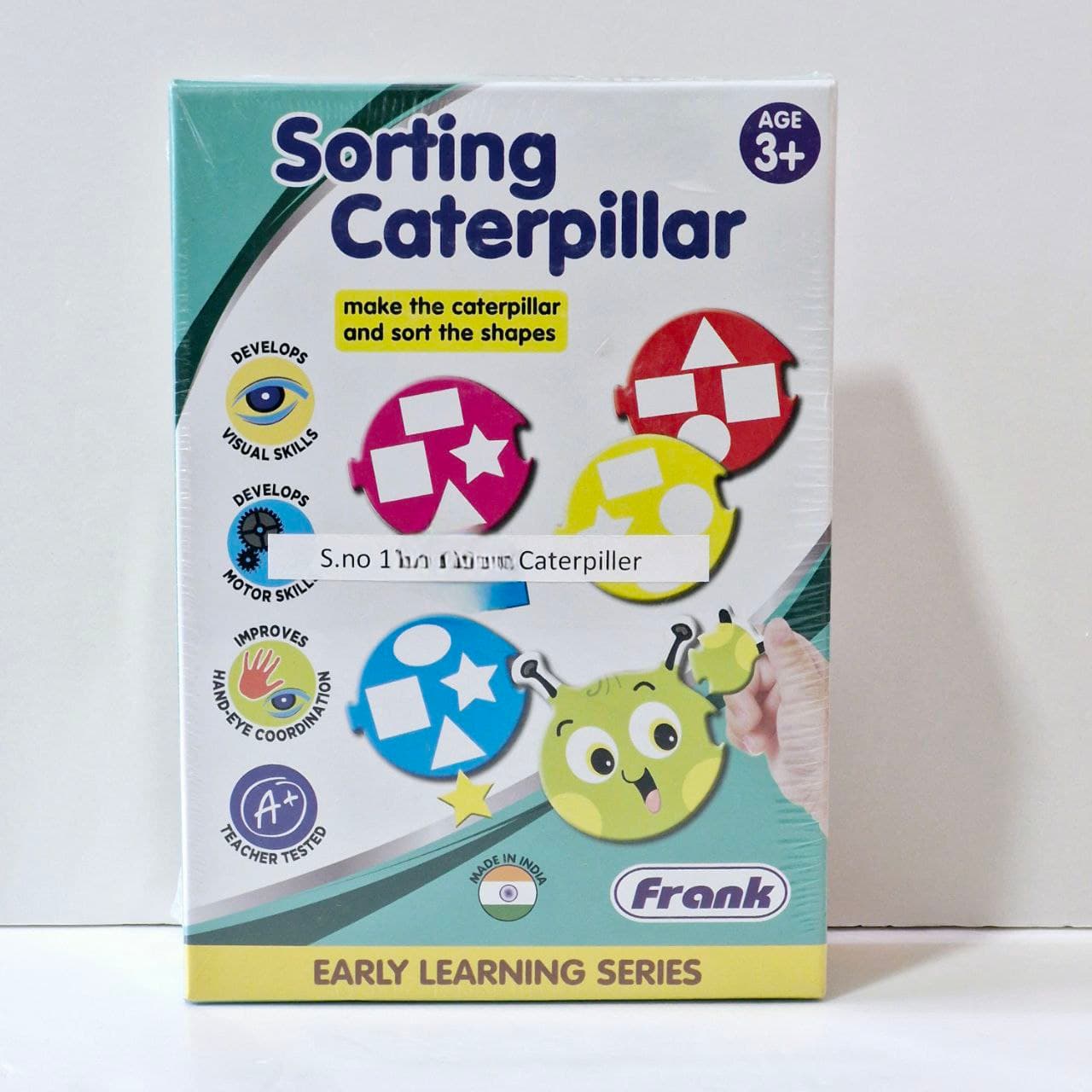 Sorting caterpillar (Make the catterpillar and sort the shapes) , Frank: Early learning series, S.no 15