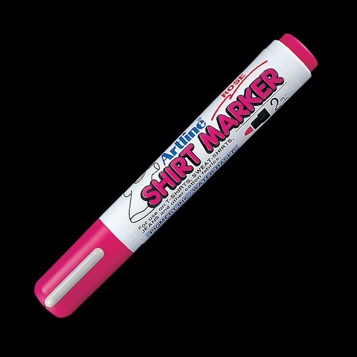 Marker, Artline : Shirt Marker, EKT-2, Fluo Pink