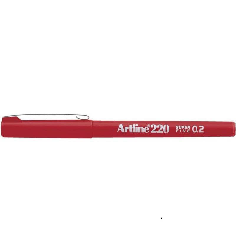 Pen Artline 0.2: Artline, EK-220 - (IN) Red