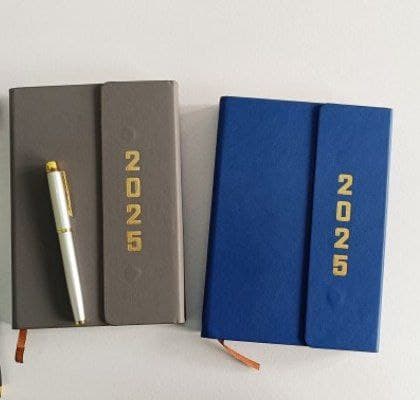Diary Notebook 2025 with magnetic closure 21×14.5cm, No.7304