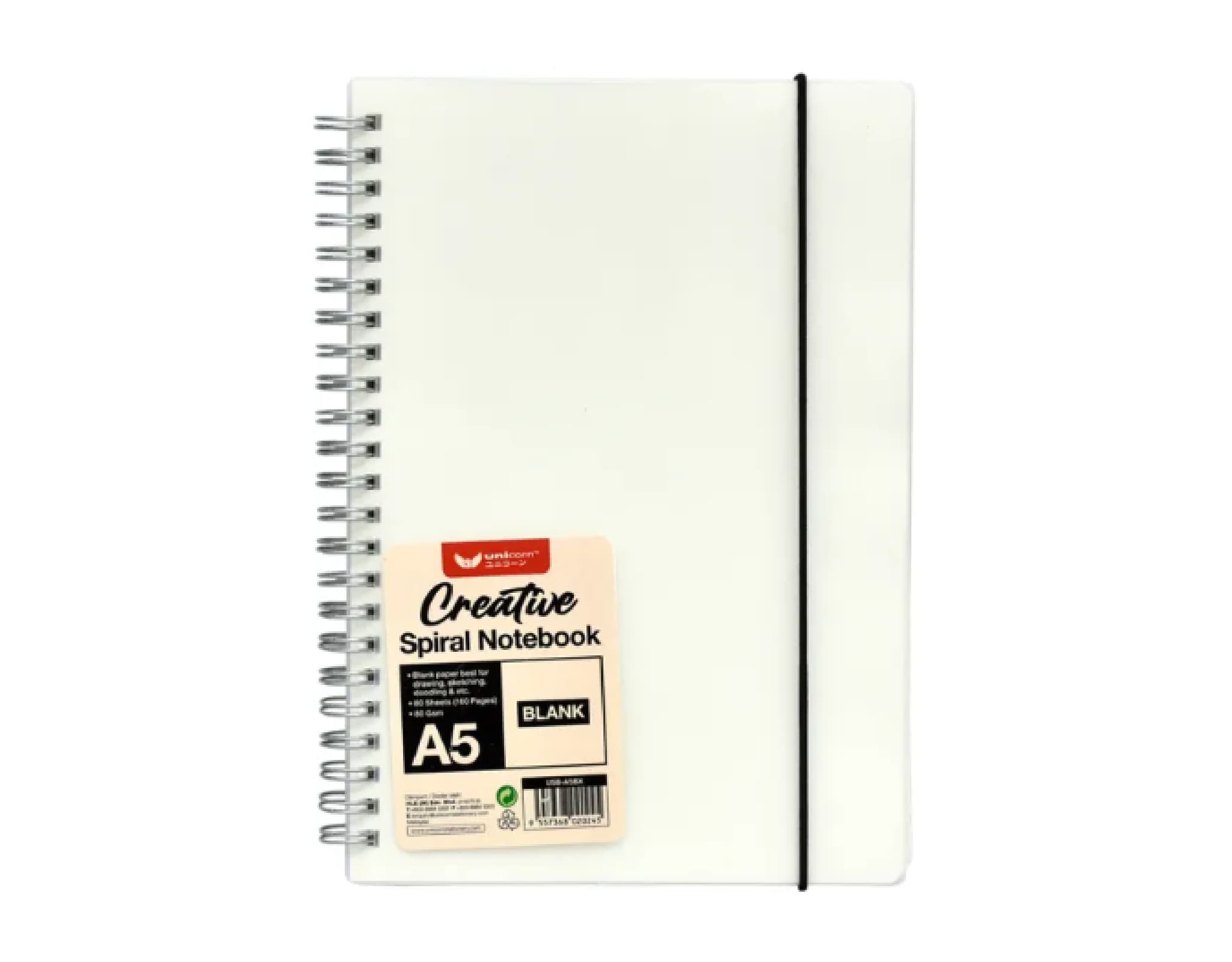 Unicorn Creative Spiral Notebook A5 Dots No. USB-A5DX