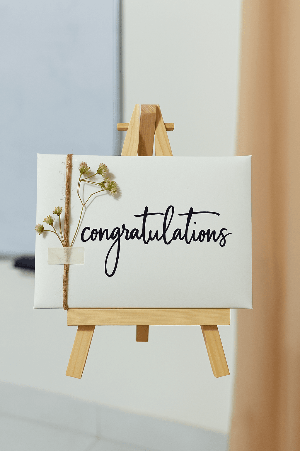 Jz Mini Canvas Painting 8x10 - Congratulations