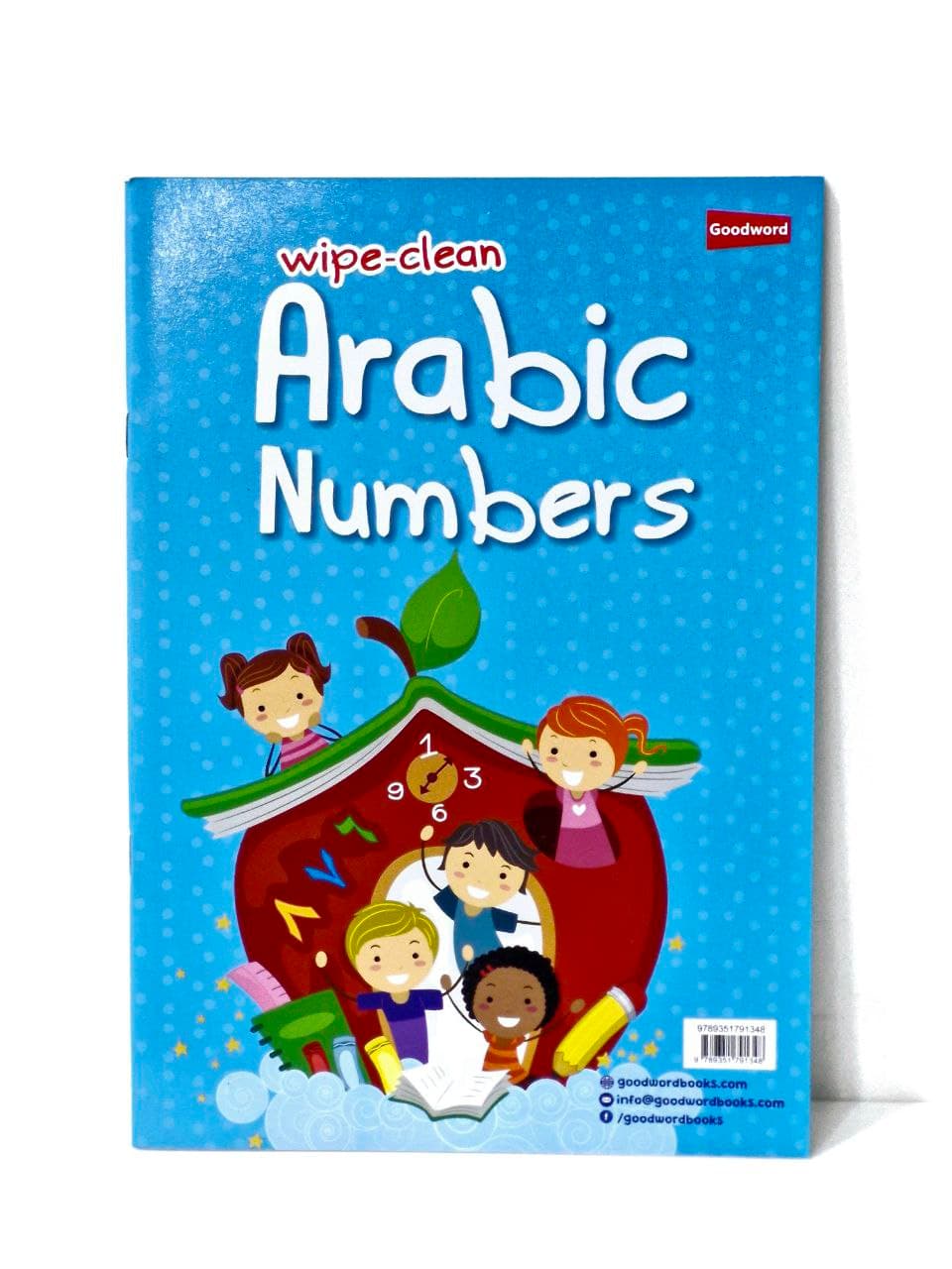 Arabic Numbers Writing Book , Wipe-Clean