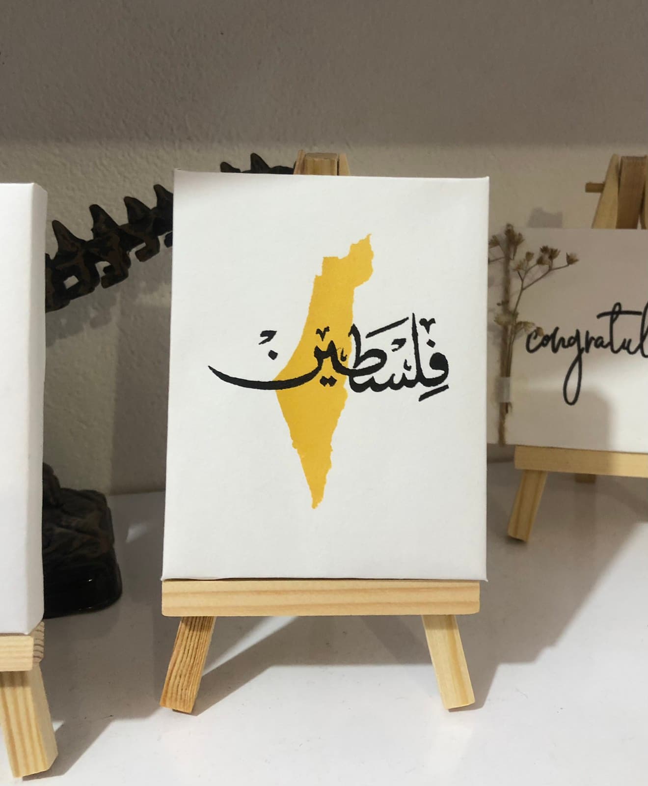 Jz Mini Canvas Painting 8x10 - Palestine