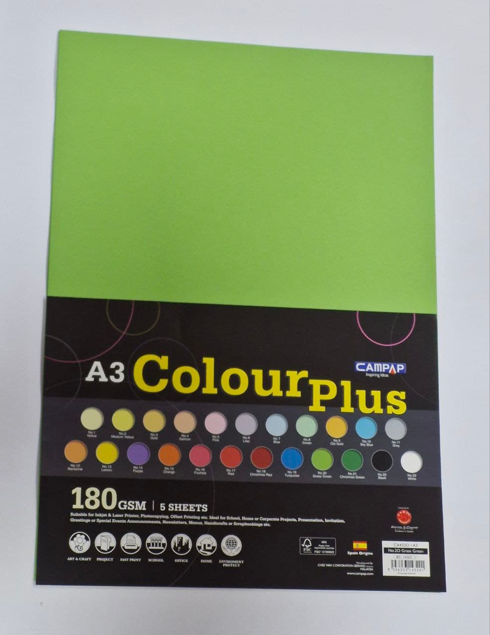Colour Plus Card A3 Campap CA4320