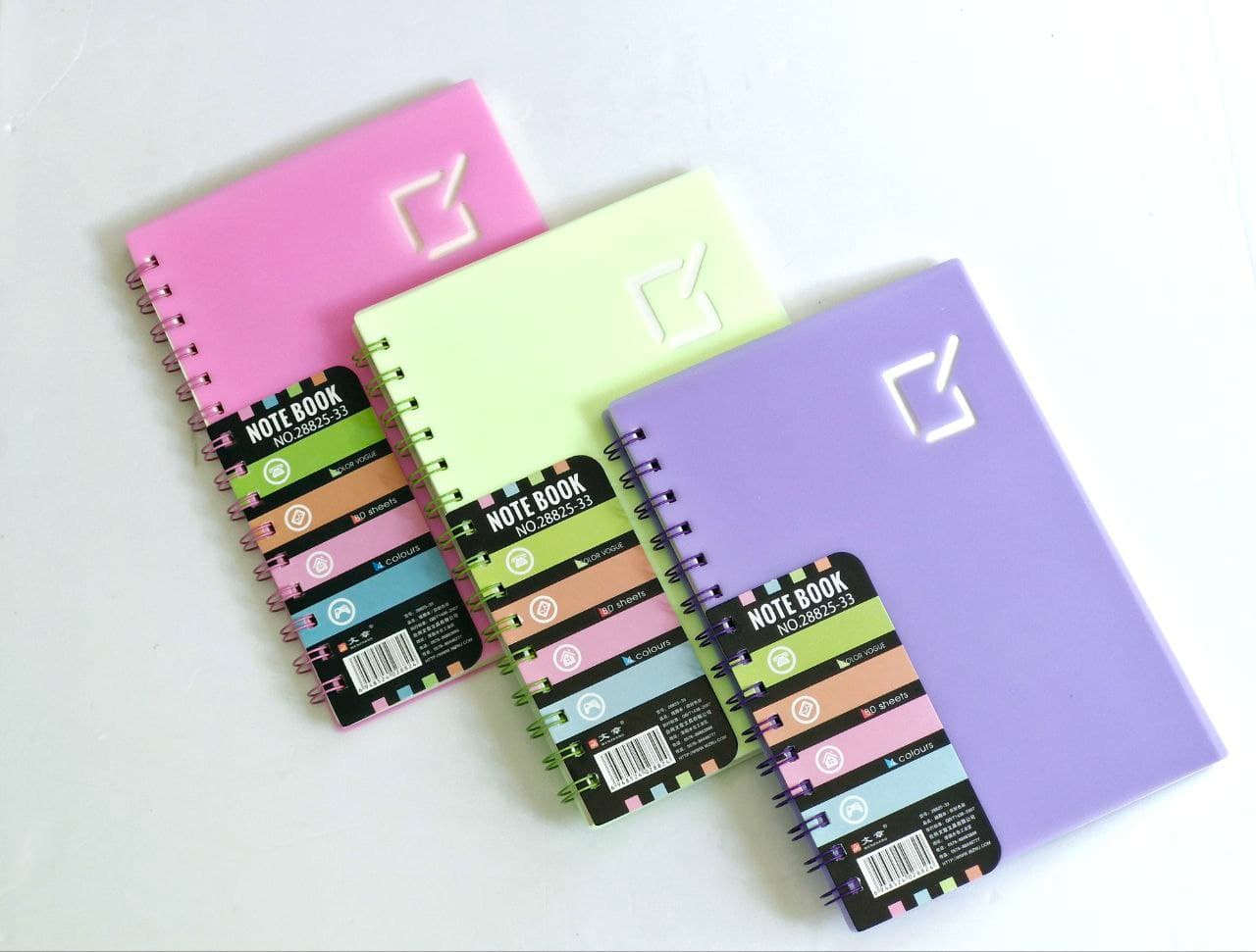 Note Book A5 - Wenzhang 143x205mm No.28825‐11,--22,--19,-23,-49,-48,-50,--51,-64,-65