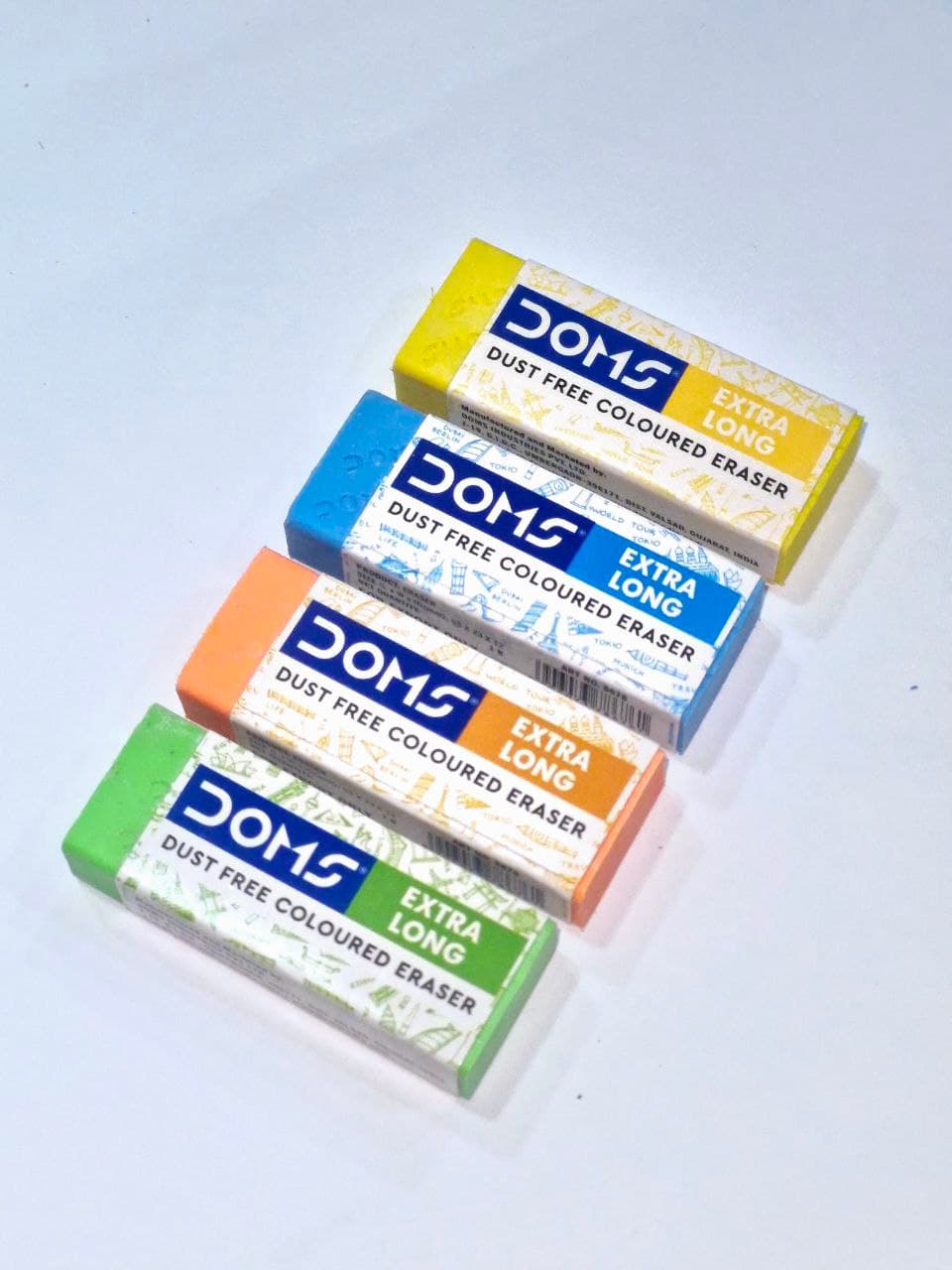 DOMS Extra Long Dust Free Coloured Eraser, No. 8676
