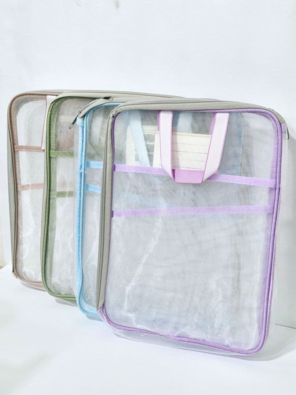 Zipped Storage Bag with Handle A4, Jiaduoli, No. J8172