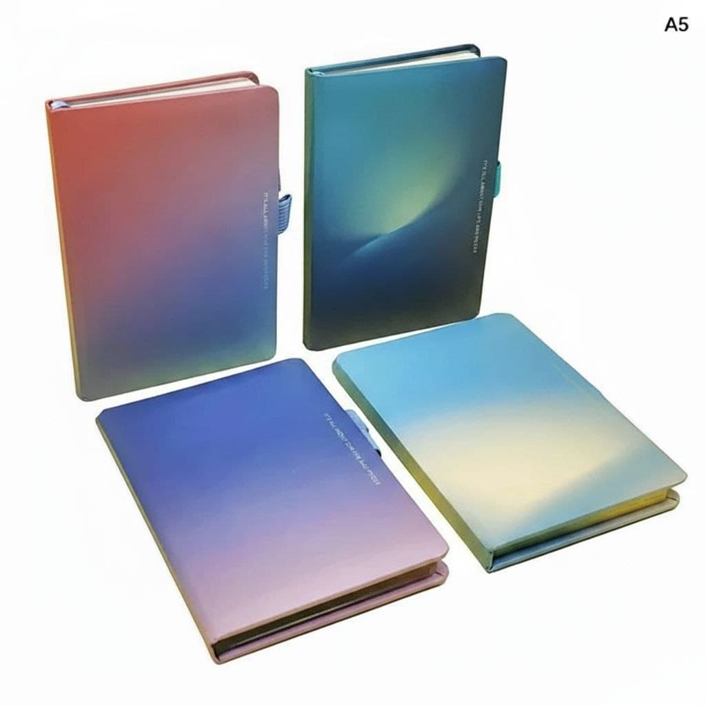 Notebook Lined Paper with Pen Holder A5 size, Item No. 6600‐13