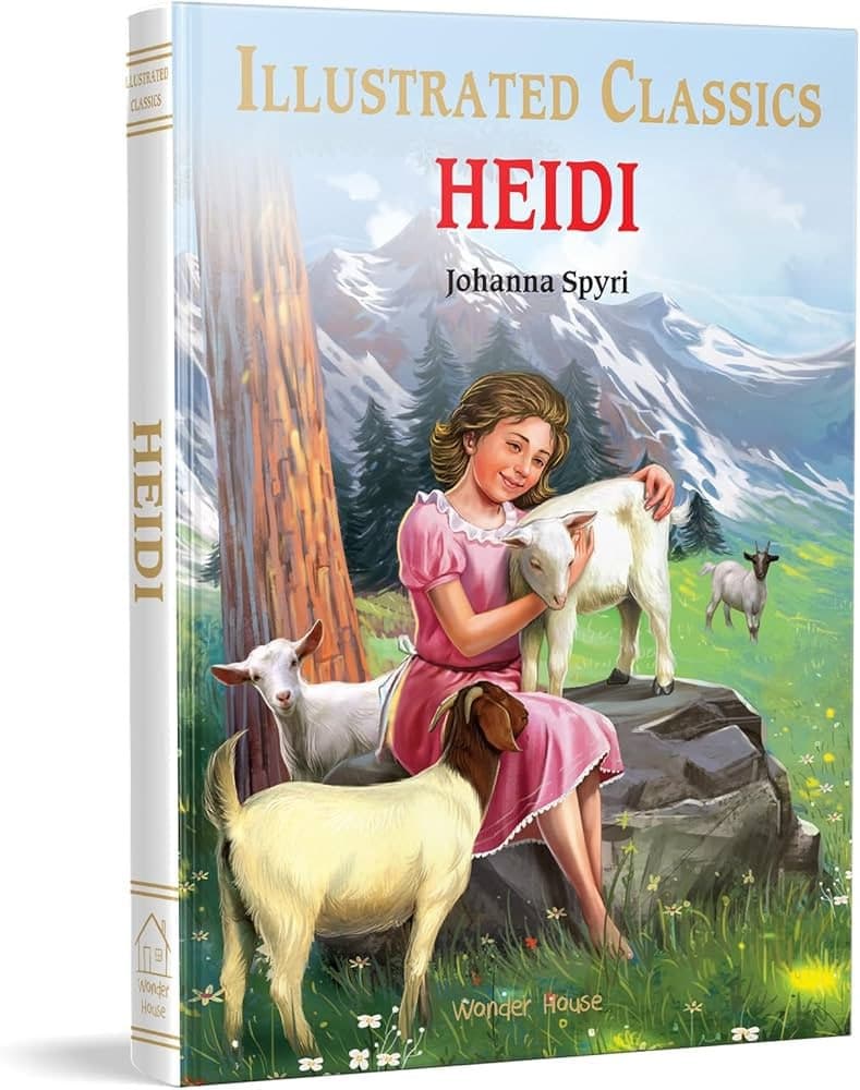 Illustrated Classics with Review Questions, Heidi