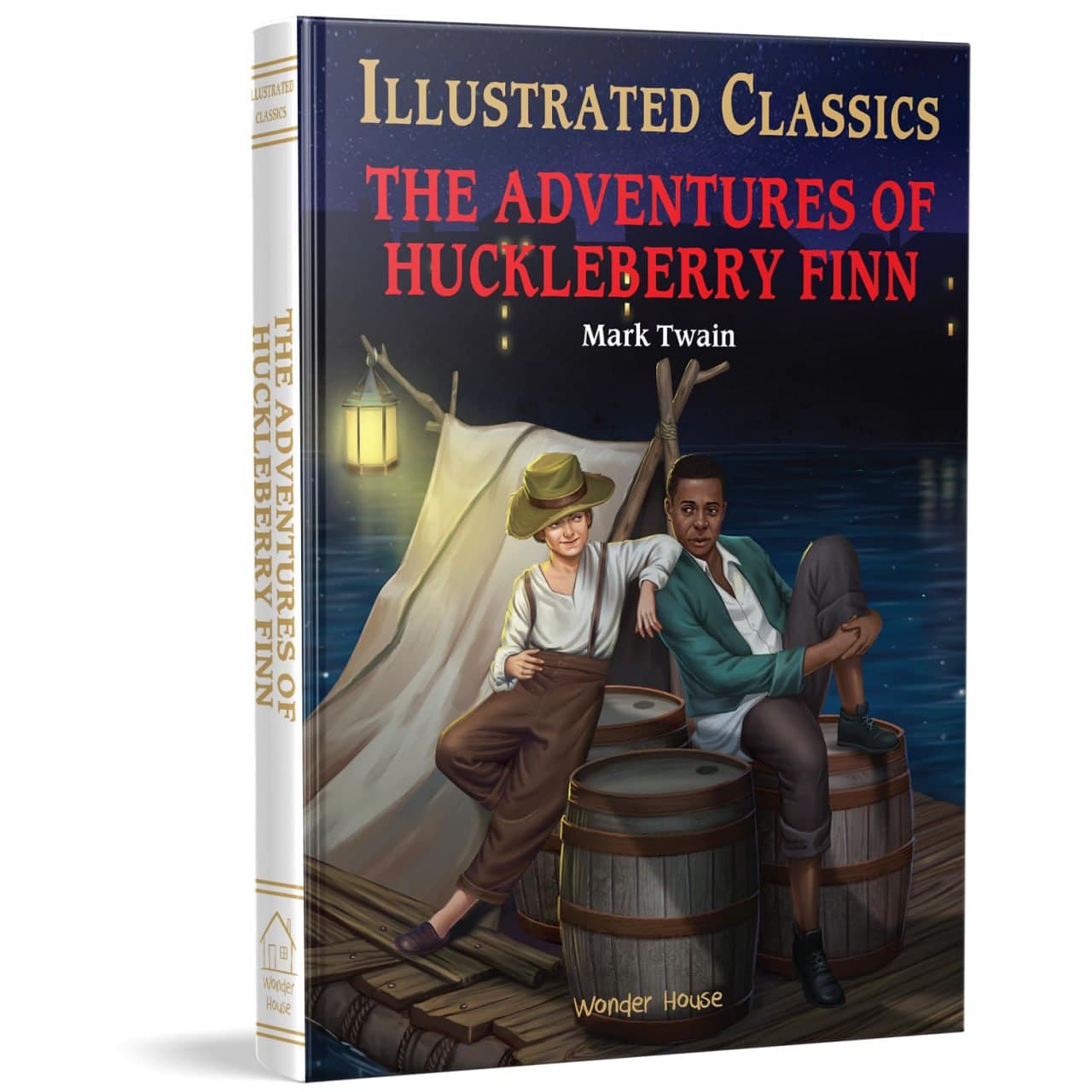 Illustrated Classics with Review Questions, The Adventures of Huckleberry Finn