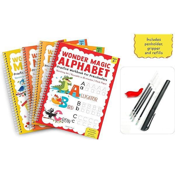 Wonder Magic Alphabet ‐ Practice Workbook For Preschooler