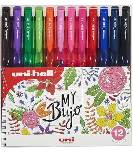 Uni-Ball Mu Bujo Gel Ink Pen 8pcs set, UMN-155N-07 8C