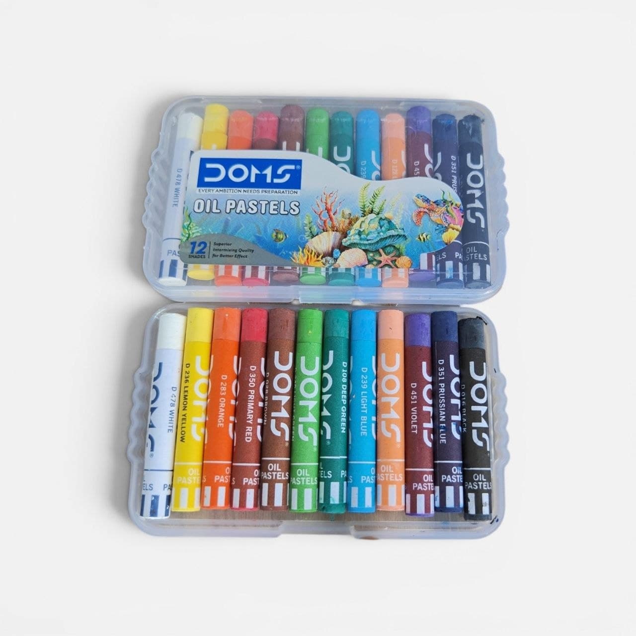 DOMS Oil Pastels 12 shades Mini box, Art No. 80391