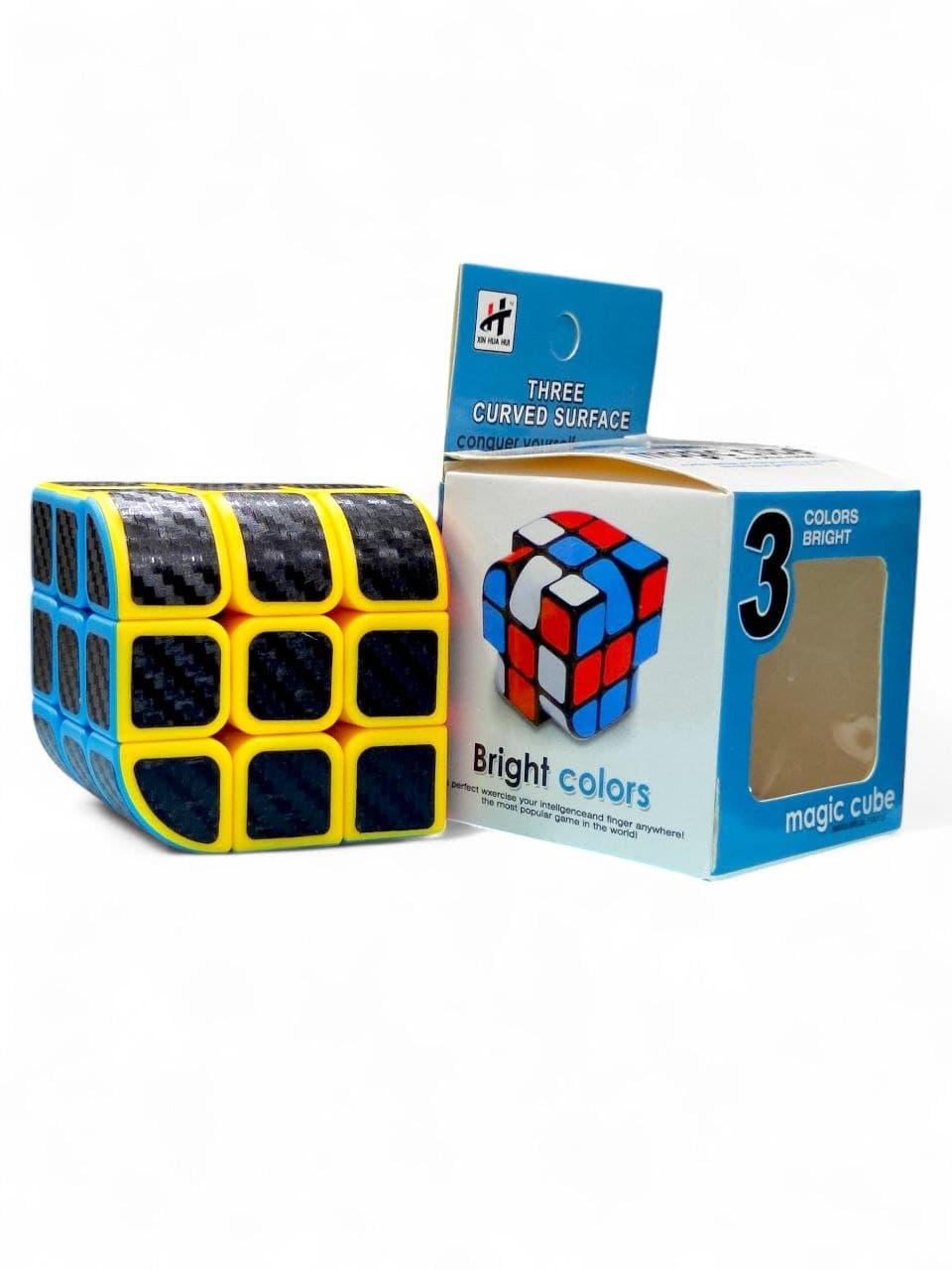Magic Cube, Three Curved Surface, 3 Colors Bright