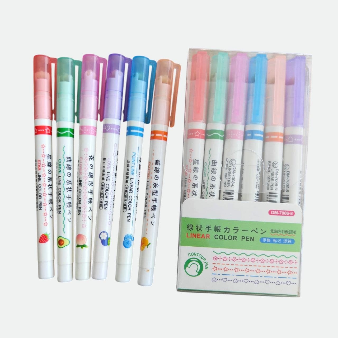 Sinhui Linear Pen- Curve And Uine Doube Headed Pen