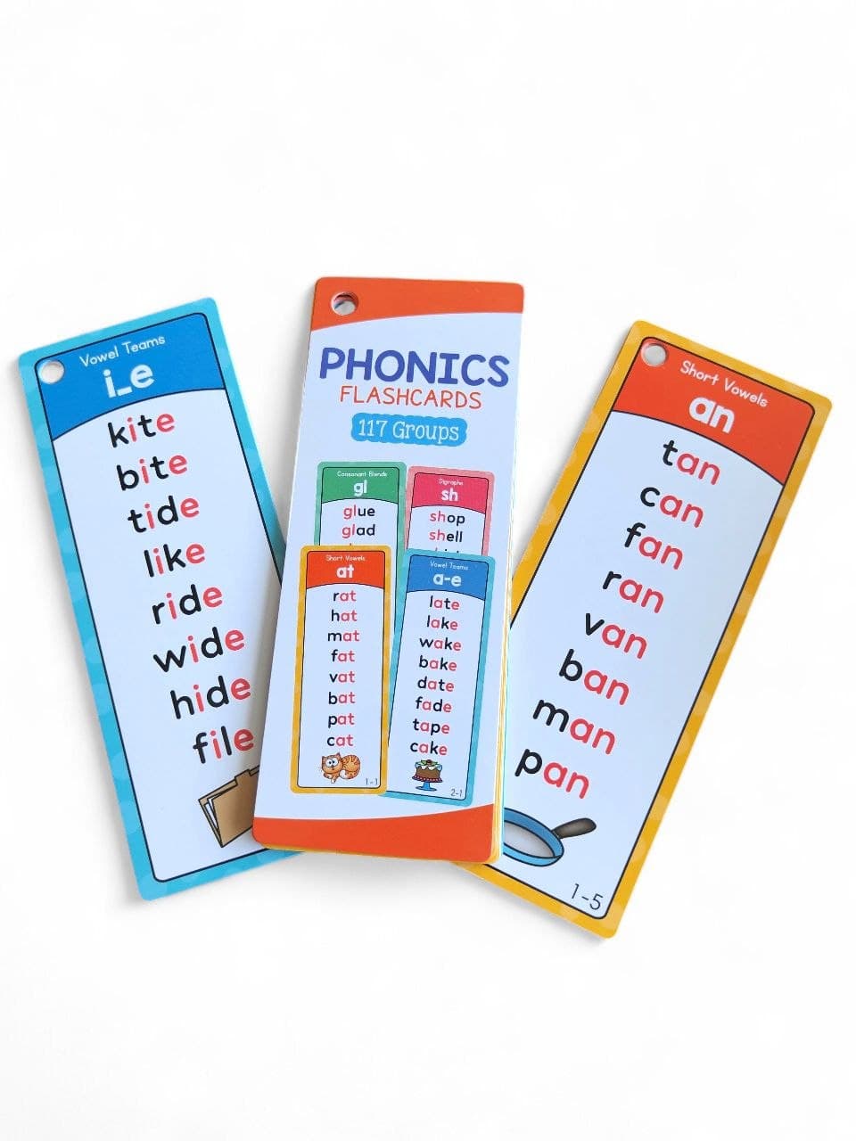 Phonics Flashcards Set- 117 Groups