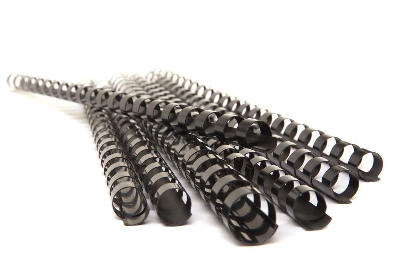 Elephant Spiral Comb 10mm - Black