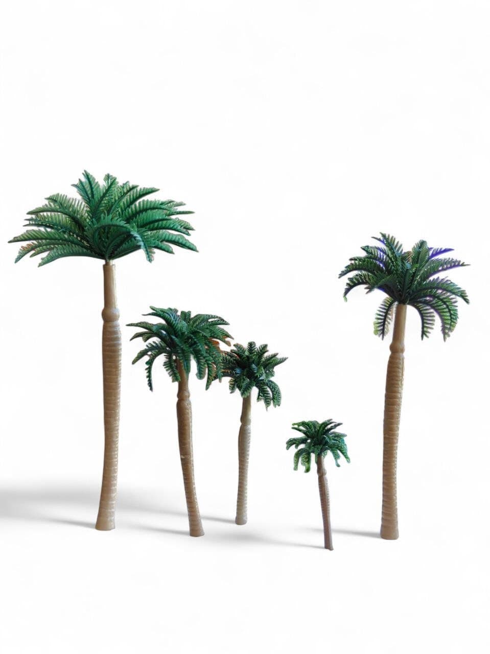 Plastic Mini Coconut Palms - 5 pcs in pack - 1688A