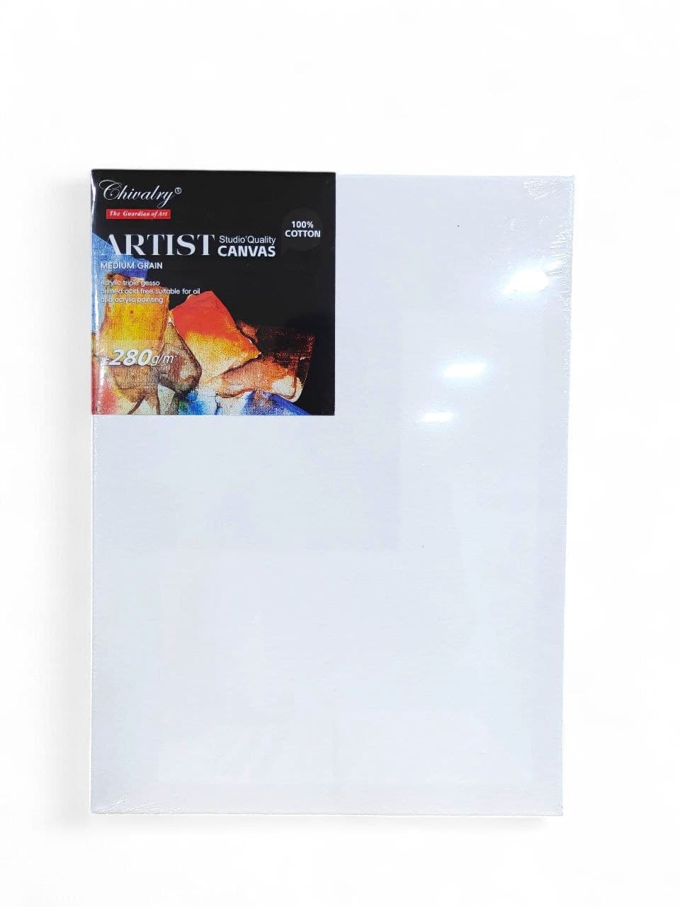 Chivalry Artist Canvas White Medium Grain 280g/m2 50x50cm, No. C5050