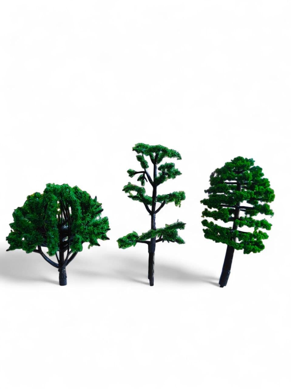 Plastic Mini Tree Green - 3 Tree in pack - 1688C-6
